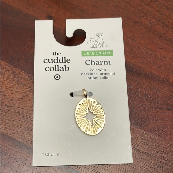 Cuddle Collab Gold Charm Target wear and share jewelry New - Picture 1 of 4